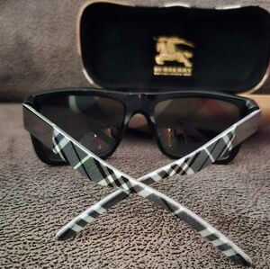 Burberry Black and Gray Sunglasses